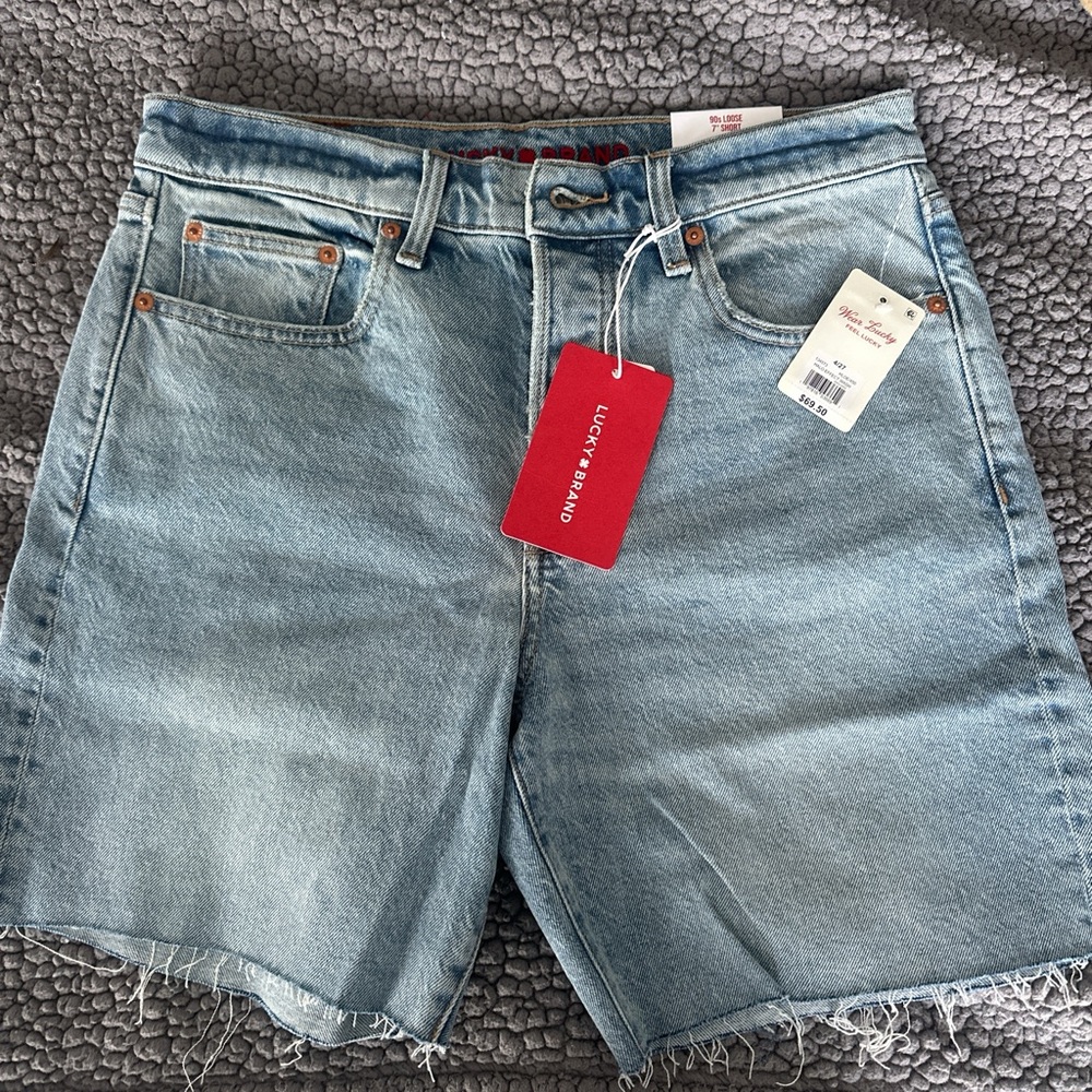 Lucky Brand Women's Light Blue Jean Shorts